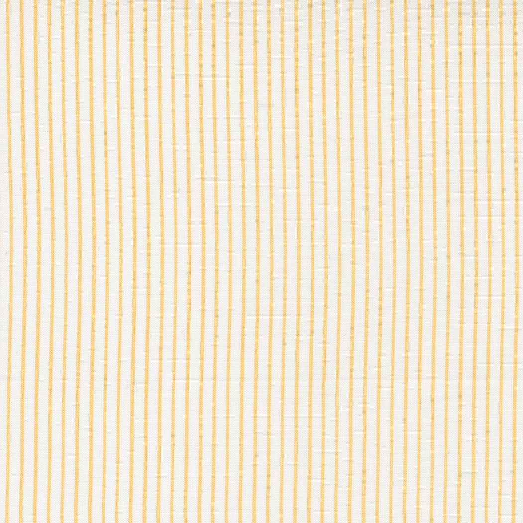 Stripe in sunshine yellow from Renew fabric collection from Moda