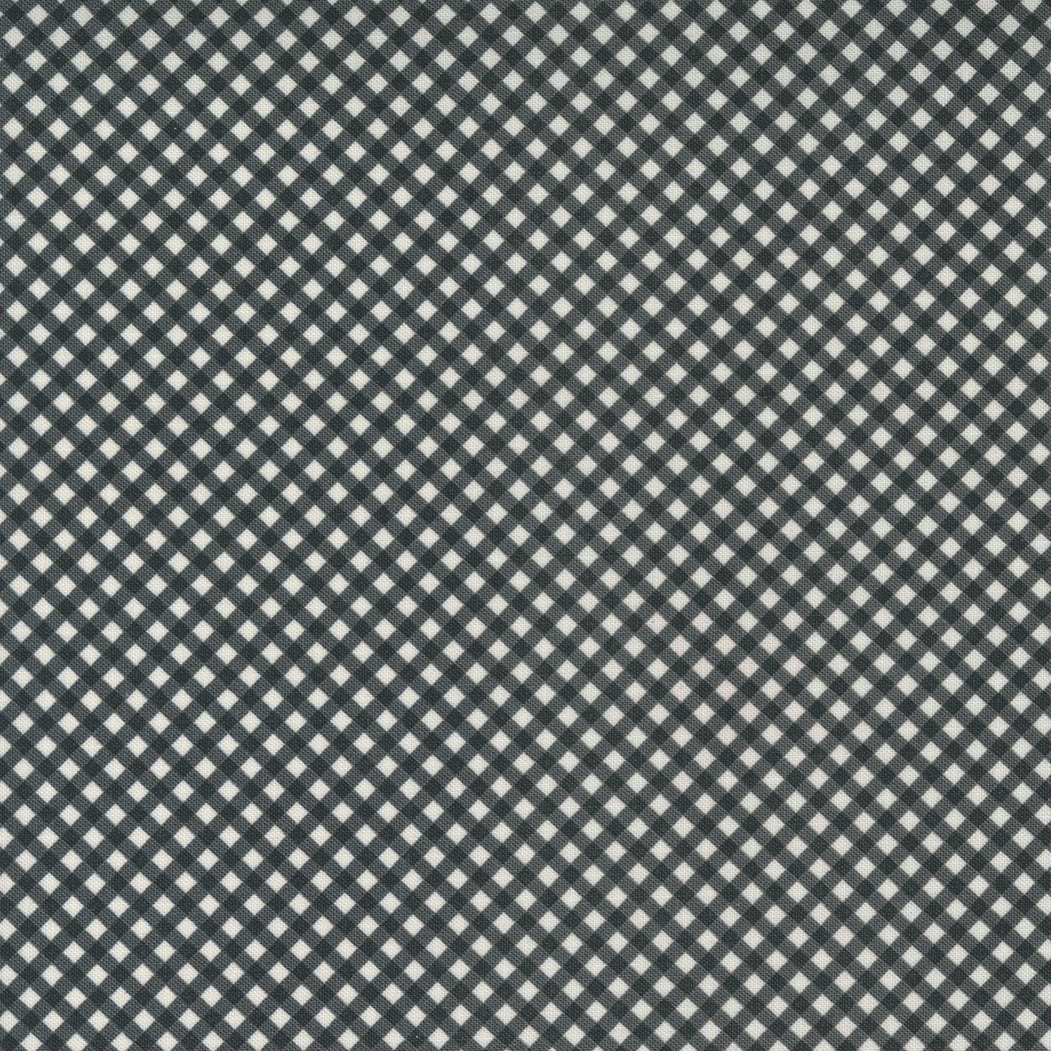 Black and white gingham fabric 'Flirt'