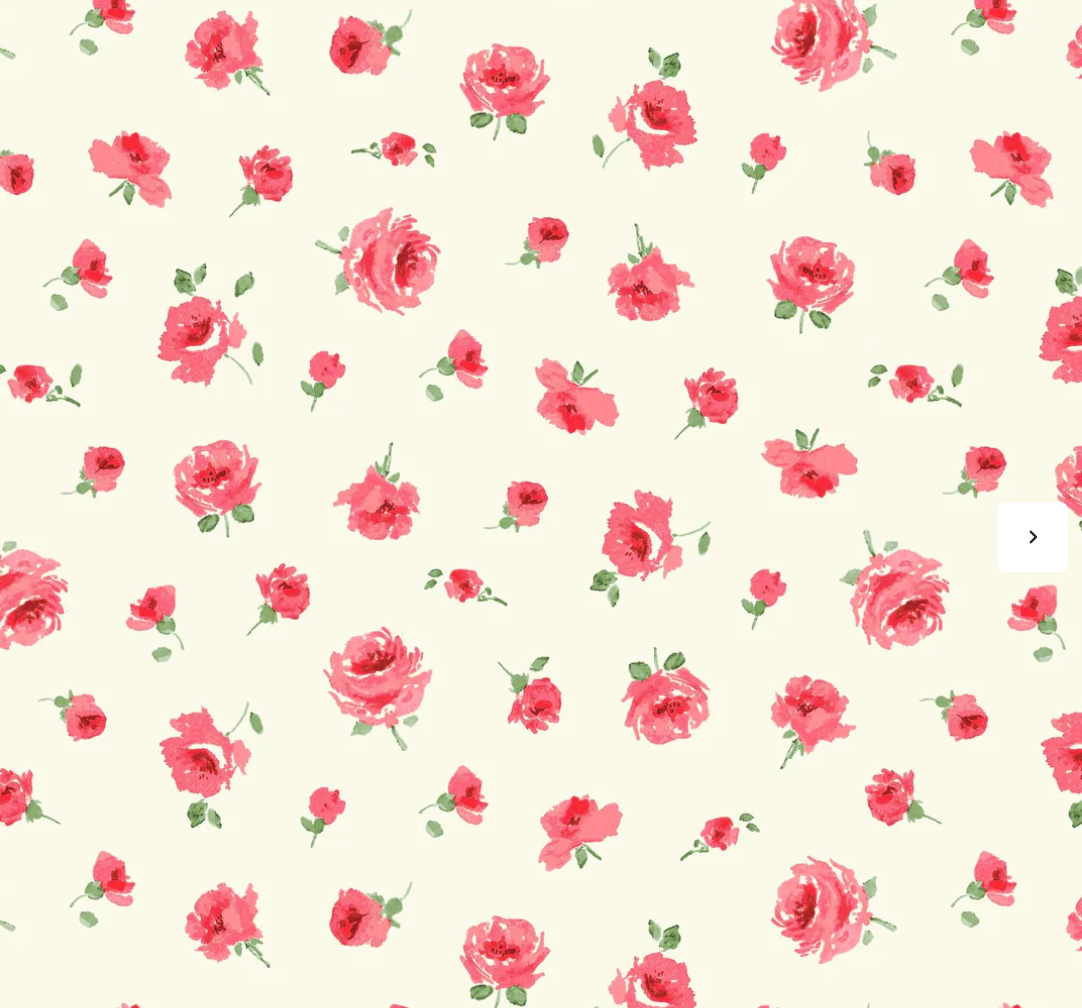 Red flowers on a cream background